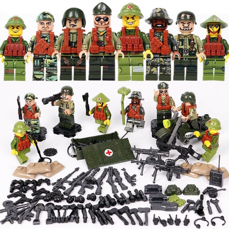 Vietnam War Set 8pc Action Figures  (71010)