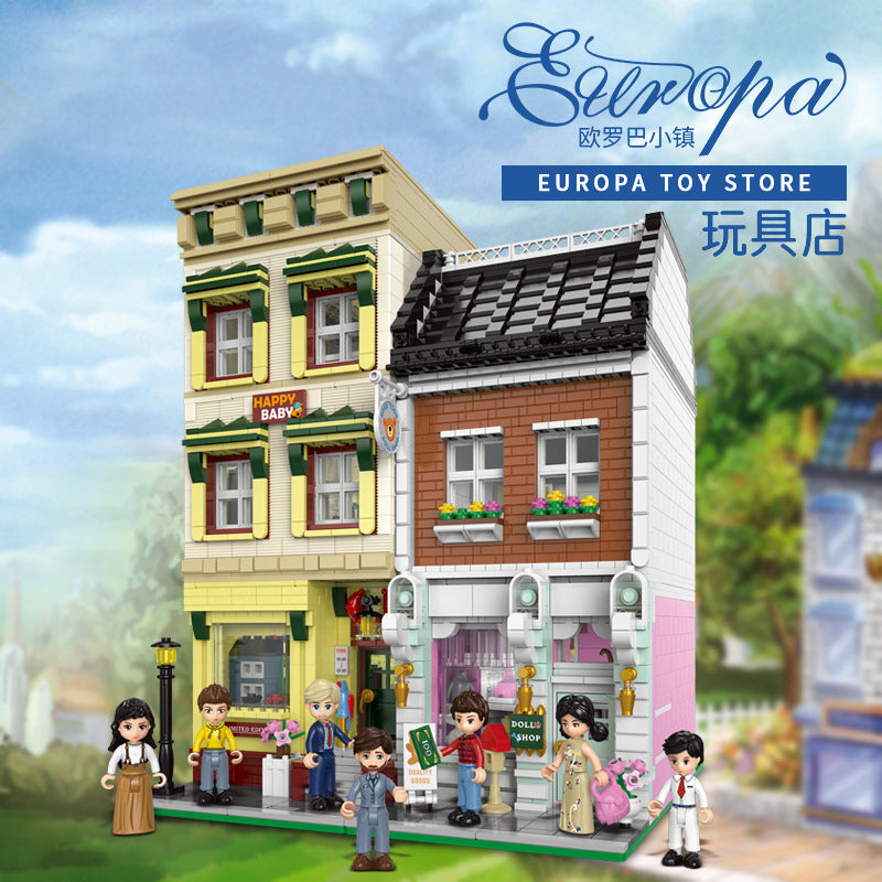 Europa Town: Toy Store Building Block Set New 3,623 PCS (01010)