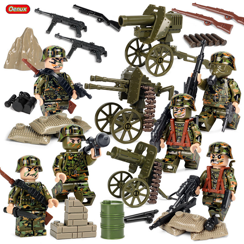 WW II German Army Set 6pc Action Figures (80001)