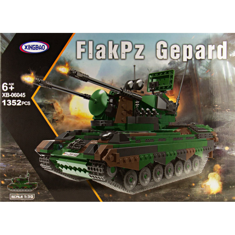 FlakPz Gerard Cheetah Self-Propelled Anti-Aircraft Gun 1352pcs (06045)