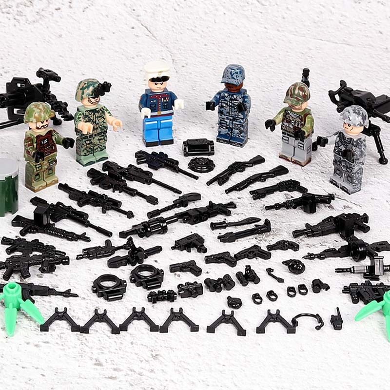 Modern Army Assortment Set 6pc Action Figures (4752)