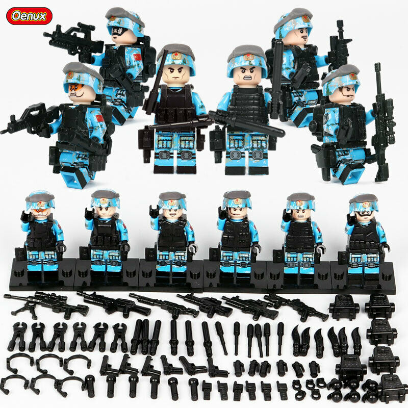 PLA Special Forces Dragon Commandos Set 6 pc Action Figures US Seller (OX102)