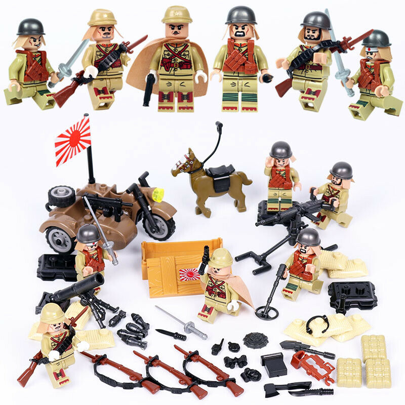 WWII Japanese Set Of 6 Action Figures (71012)