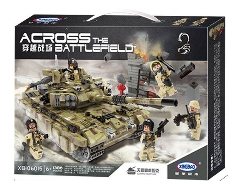 Scorpio Tiger Tank Building Blocks New 1386 PCS  (06015)