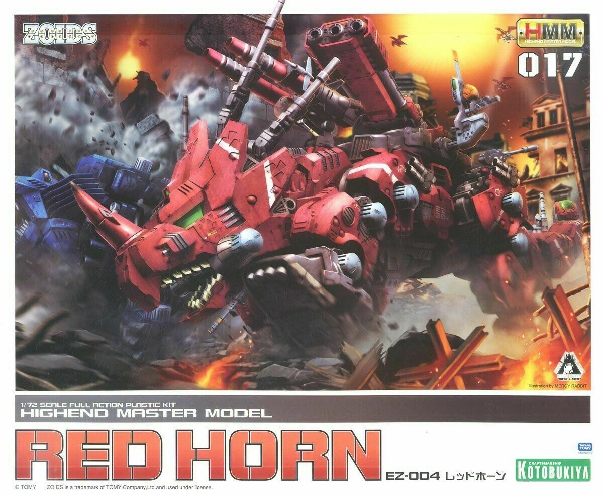 KOTOBUKIYA 1/72 ZOIDS EZ-004 Red Horn  Plastic Model Kit ZD030R