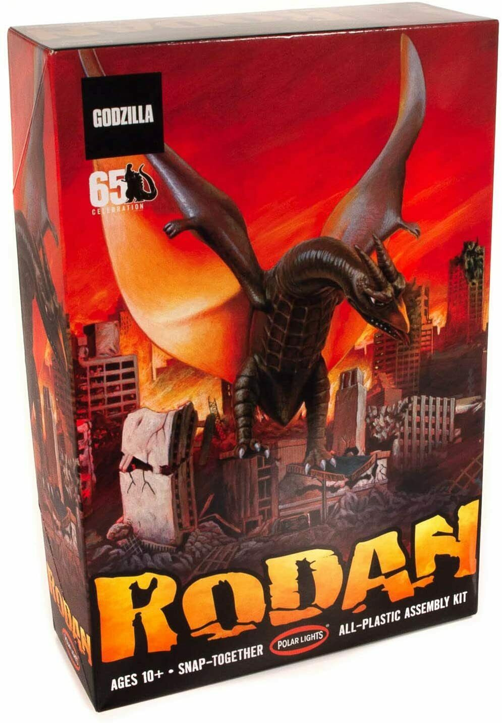 Polar Lights 1/800 Rodan Snap Together Plastic Model Kit