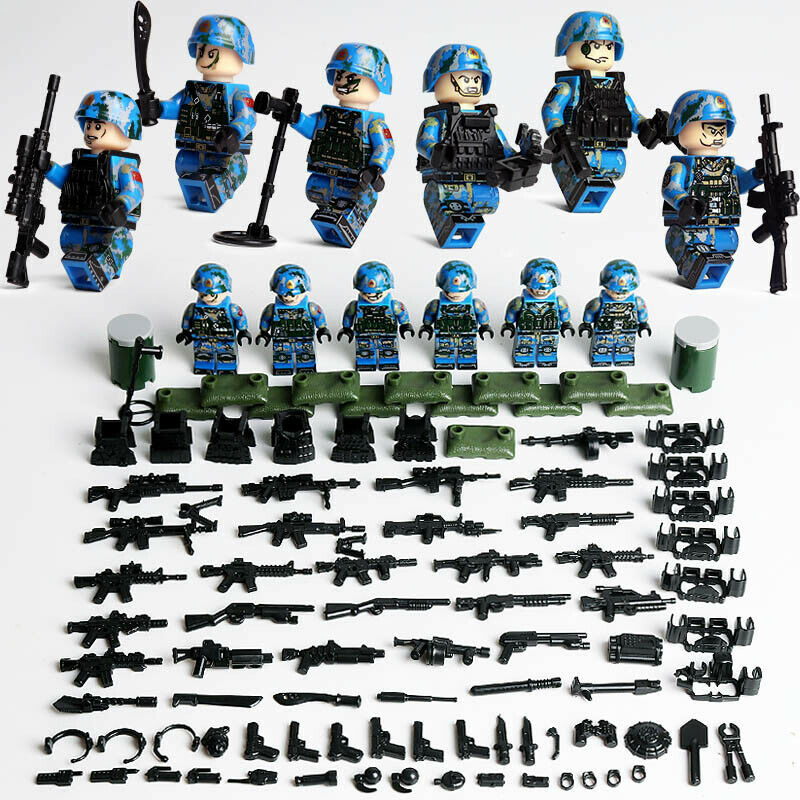 Modern Chinese Army Set 6pc Action Figures  (5358)