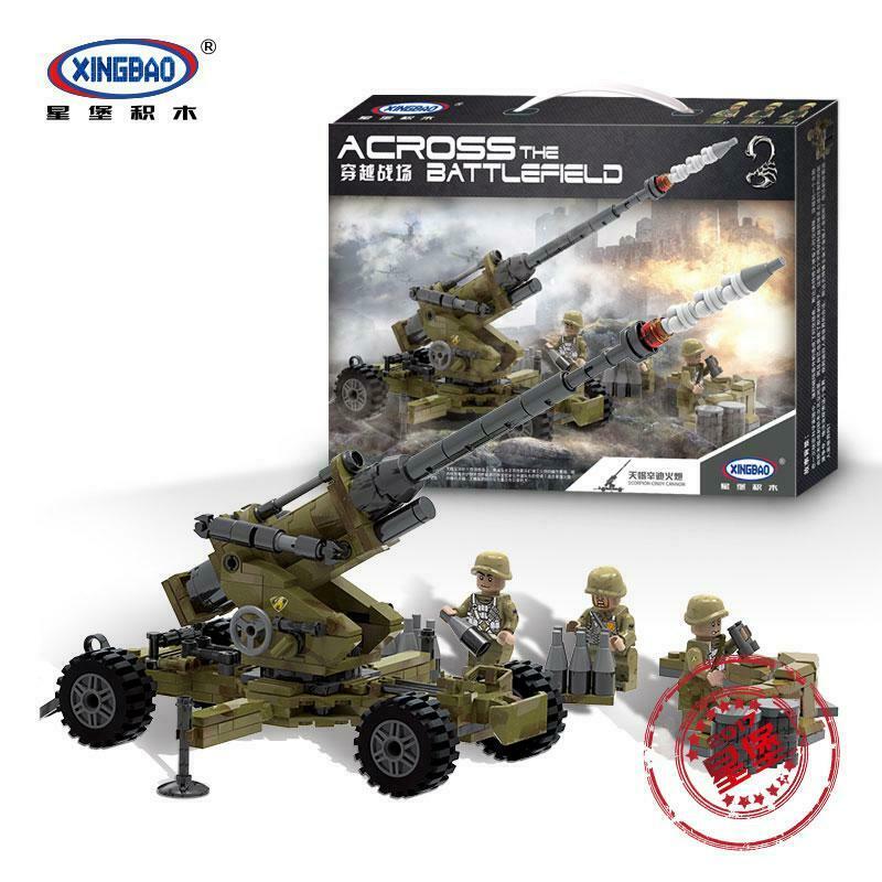 Genuine Building Blocks The Scorpion Antiaircraft Gun Set 350 PCS (06011)