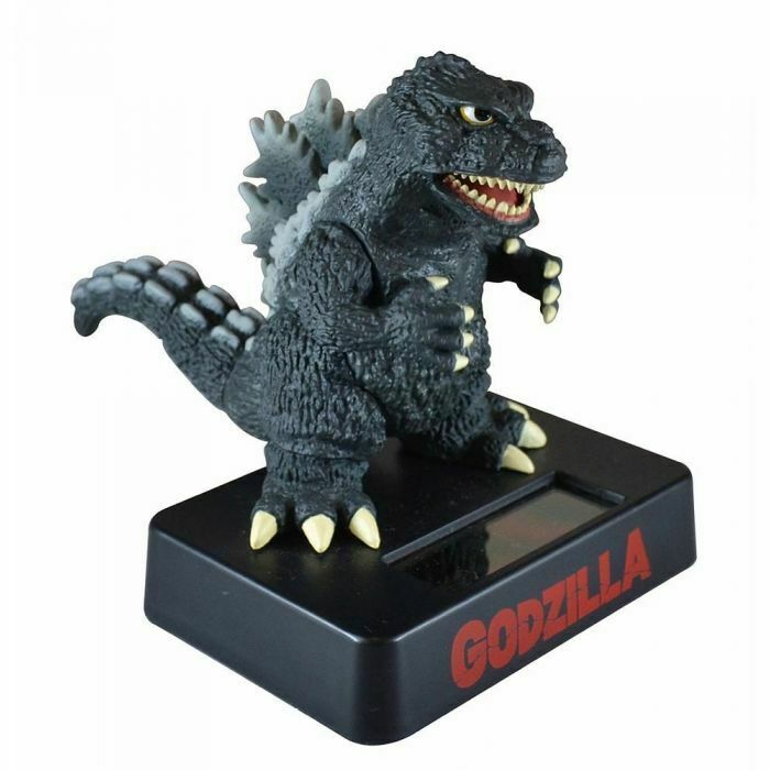 Godzilla Solar Mascot Solar Power Motion Toy From Japan.