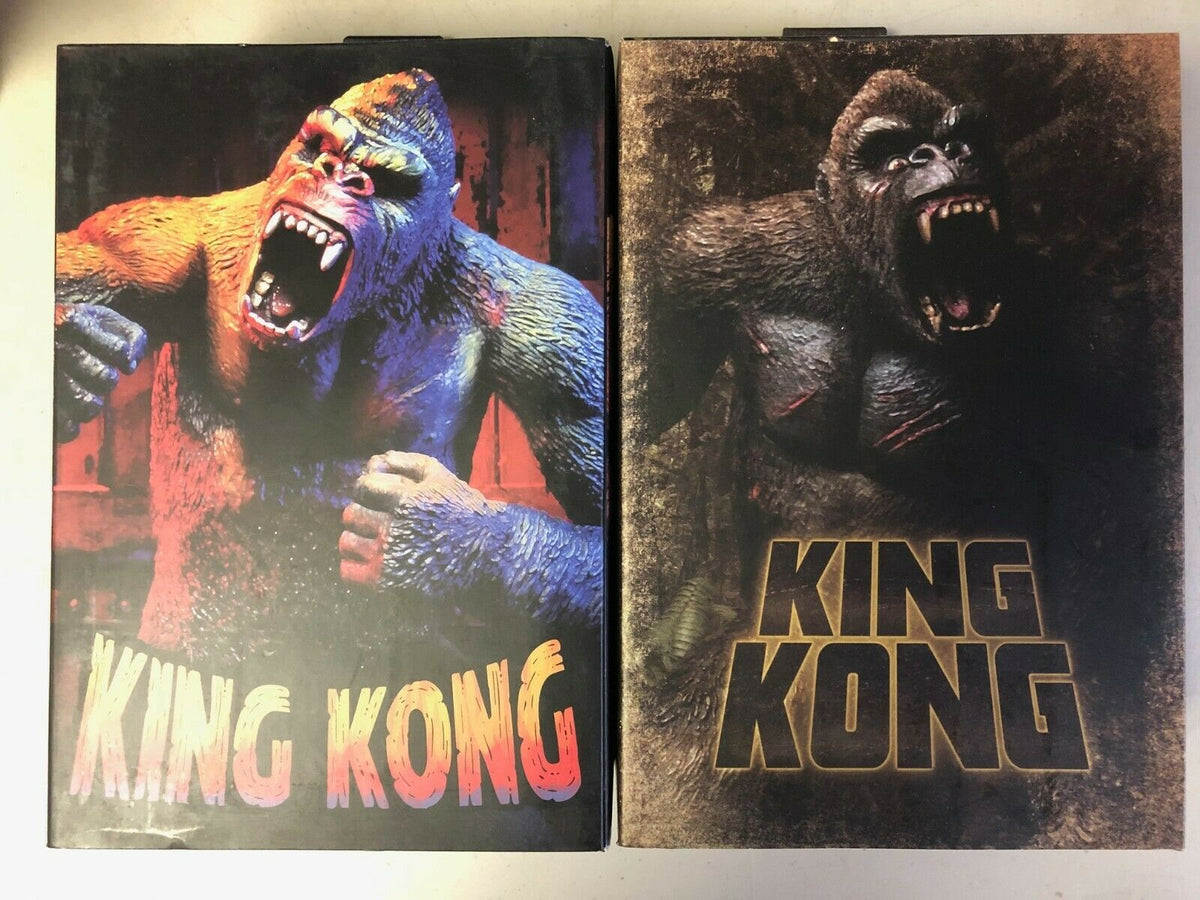 NECA Reel Toys Ultimate King Kong  And Illustrated Version Set.