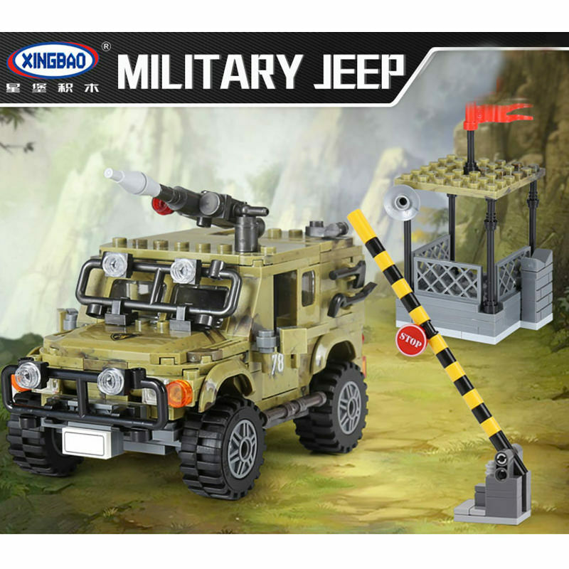 Military Jeep The Ryan Car Set 497 PCS   (06012)