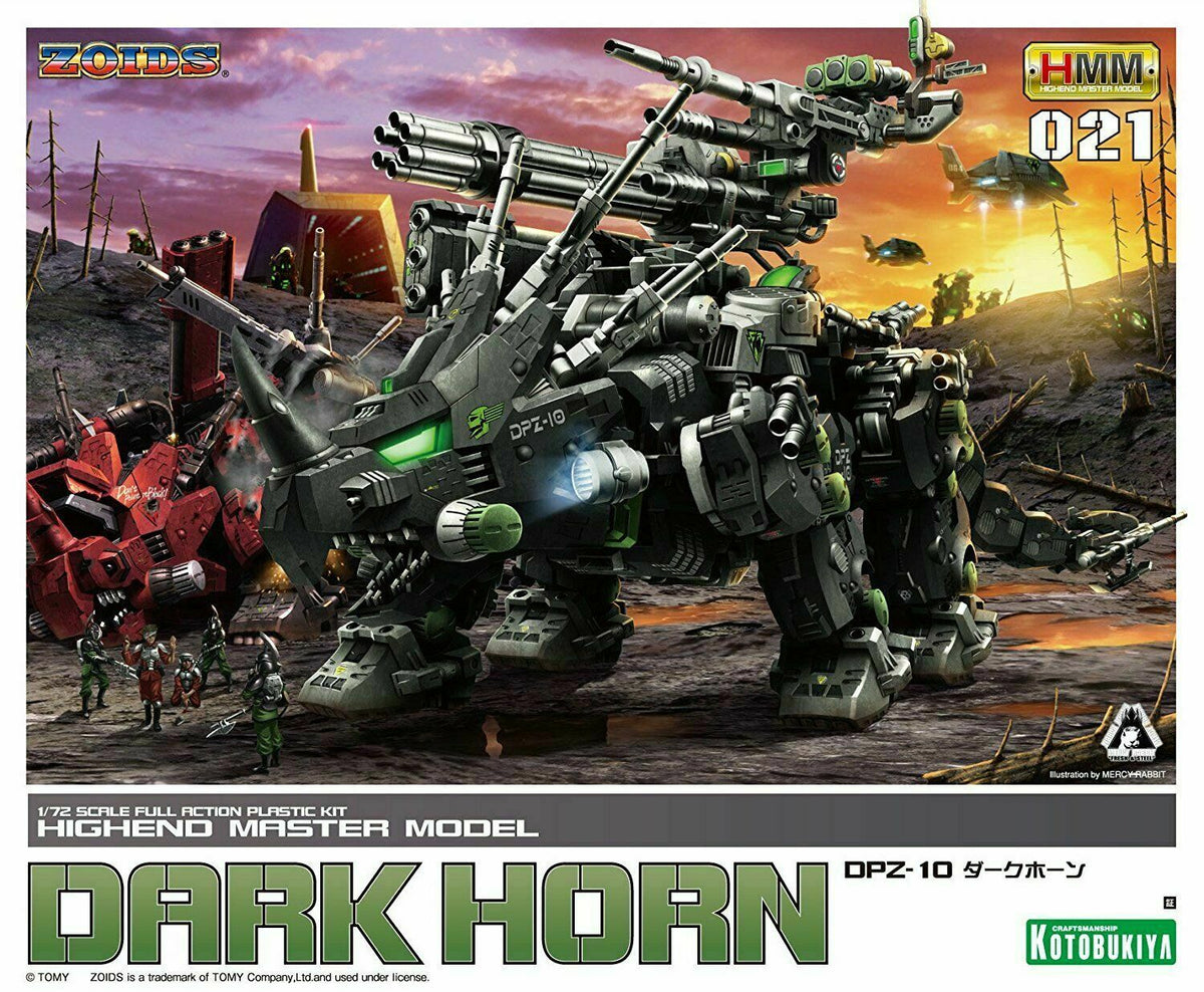 Kotobukiya Zoids HMM 030 DPZ-10 Dark Horn 1/72 Scale Model Kit