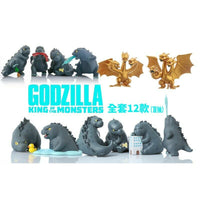 12 PCS Set Godzilla Monsters Figures  about 4 inches high.