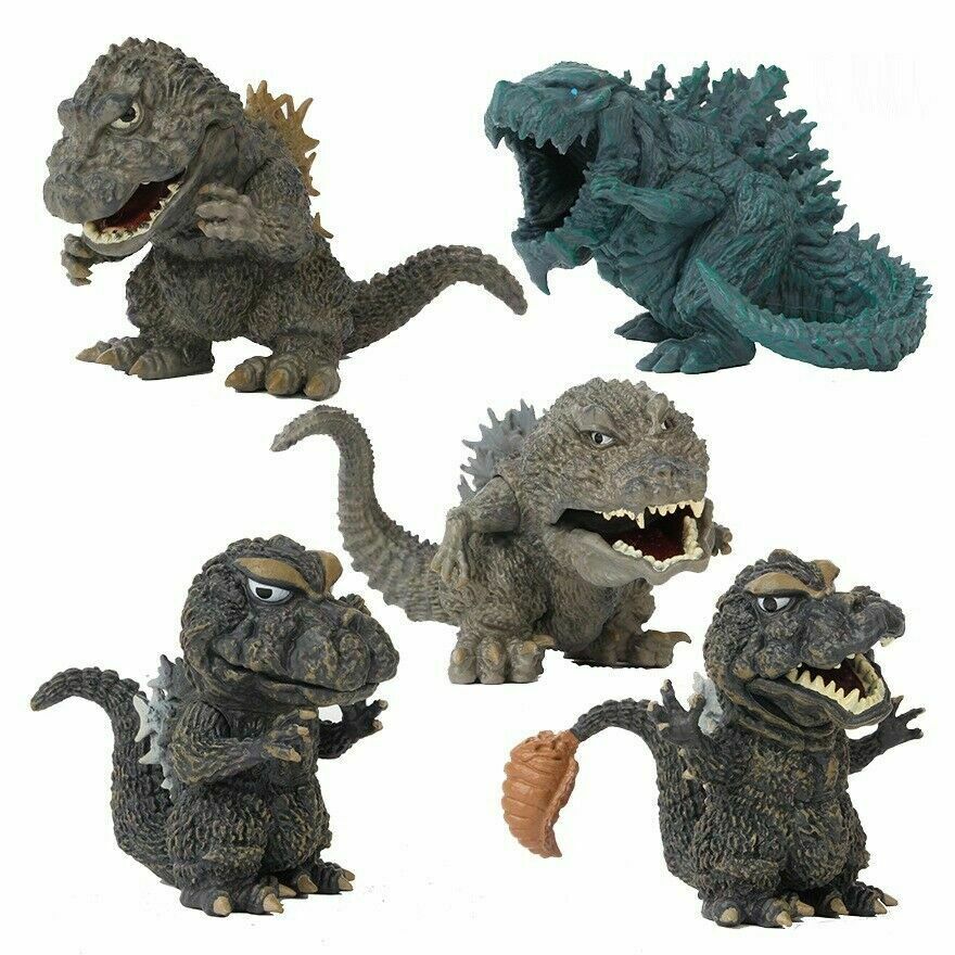 Godzilla Movie King of the Monster Action Figures Set 5 pcs  US Seller Free Ship
