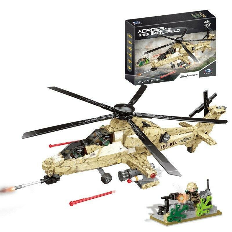 WZ10 Helicopter Building Block Set New 749 PCS (06025)