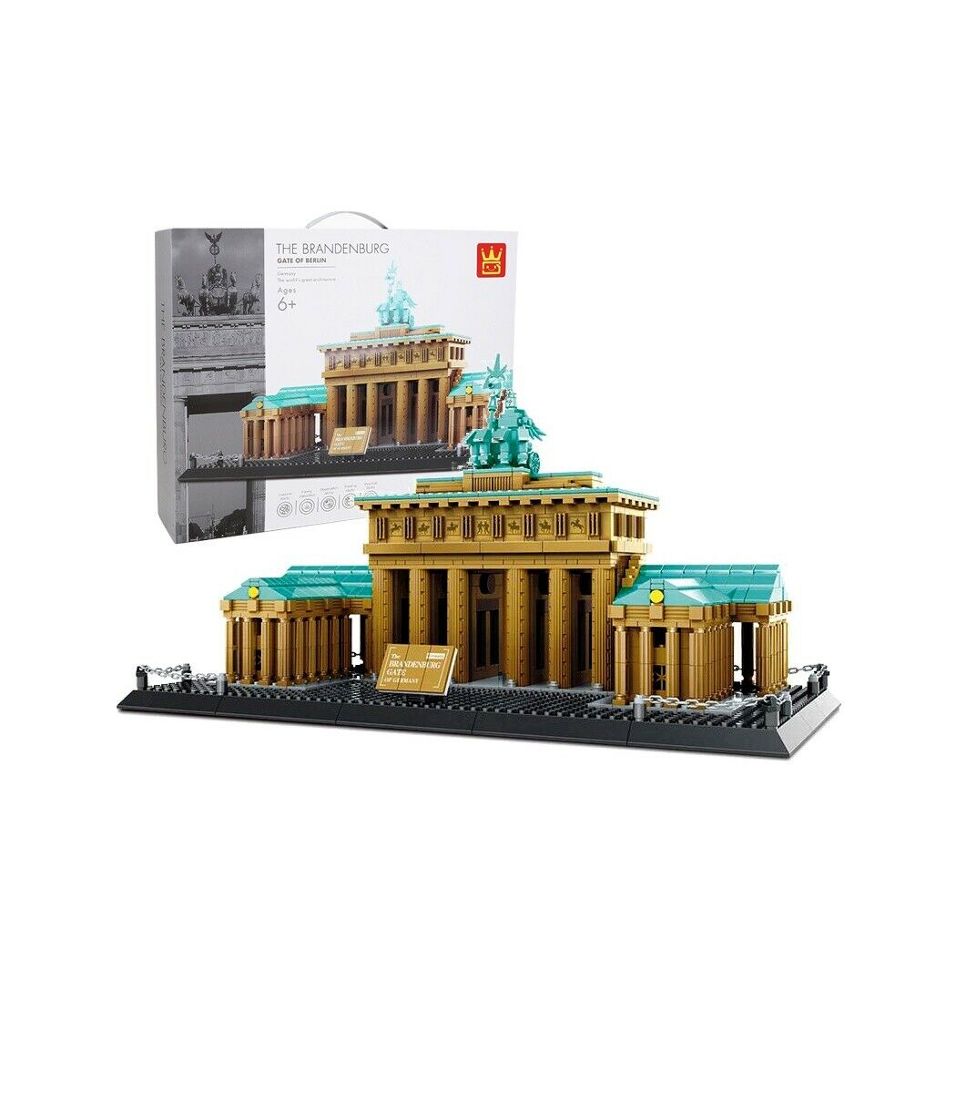 Wange Original Authentic The Brandenburg Gate of Berlin Block Set 1552 pcs #6211