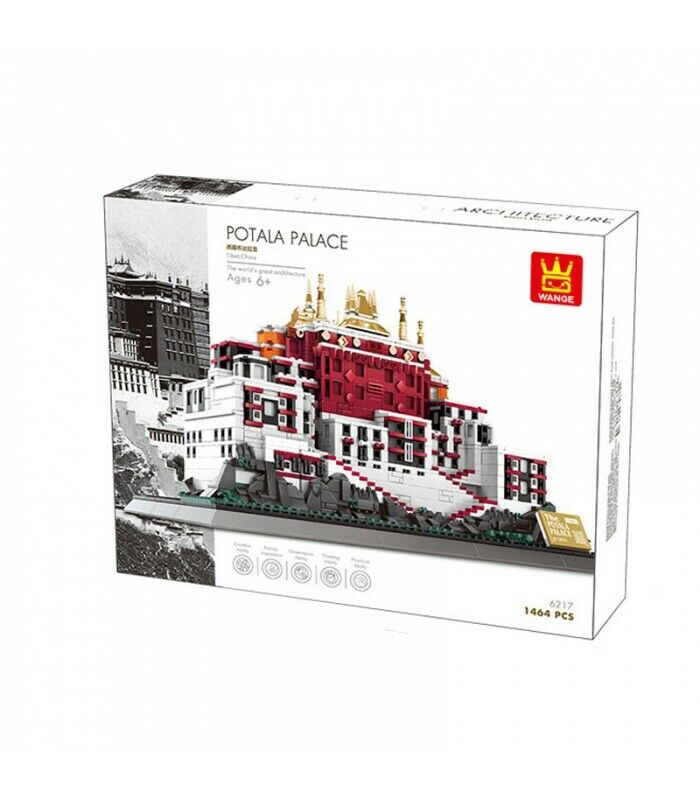 Wange Original Authentic Potala Palace in Retail Box 1464 pcs # 6217