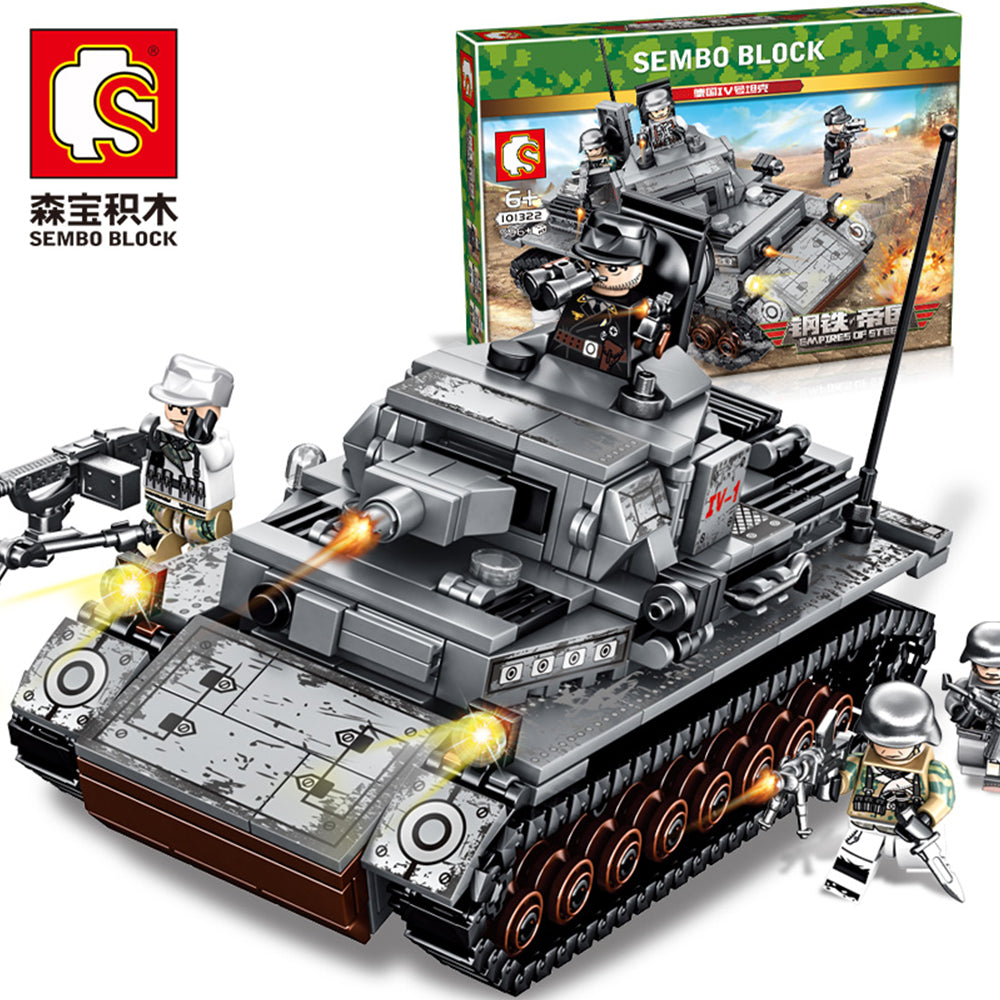 German IV Panzer Tank 596pcs (101322)