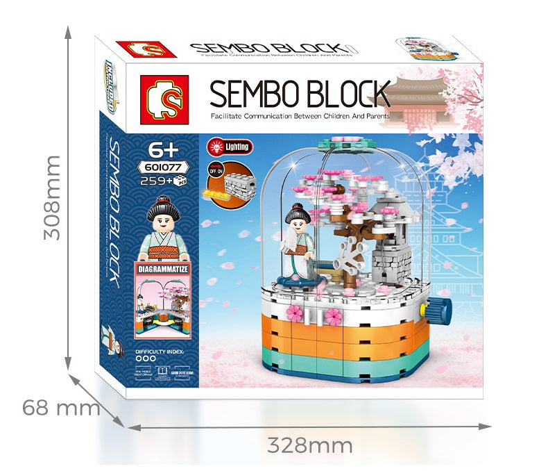 Sakura Cherry Blossoms Snowglobe 259 pcs (601077)