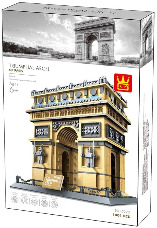 Wange Original Authentic The Arc de Triomphe de l'Étoile  in Retail Box 1401 pcs # 5223