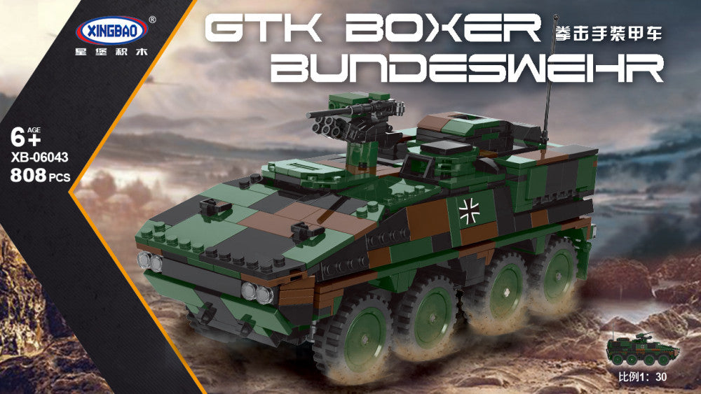 GTX Boxer Military Armored Car Bundeswehr 808 pcs (06043)